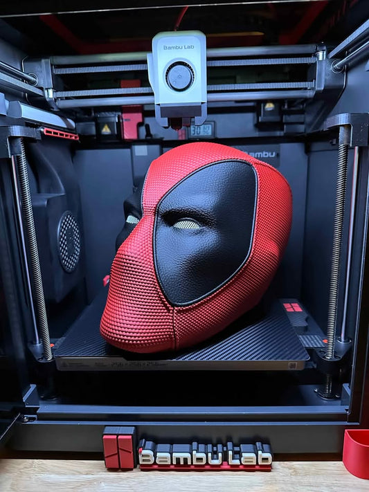 Deadpool-inspired helmet