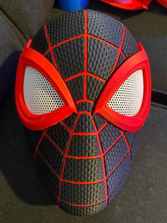 Miles Morales-inspired helmet