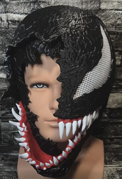Venom-inspired helmet