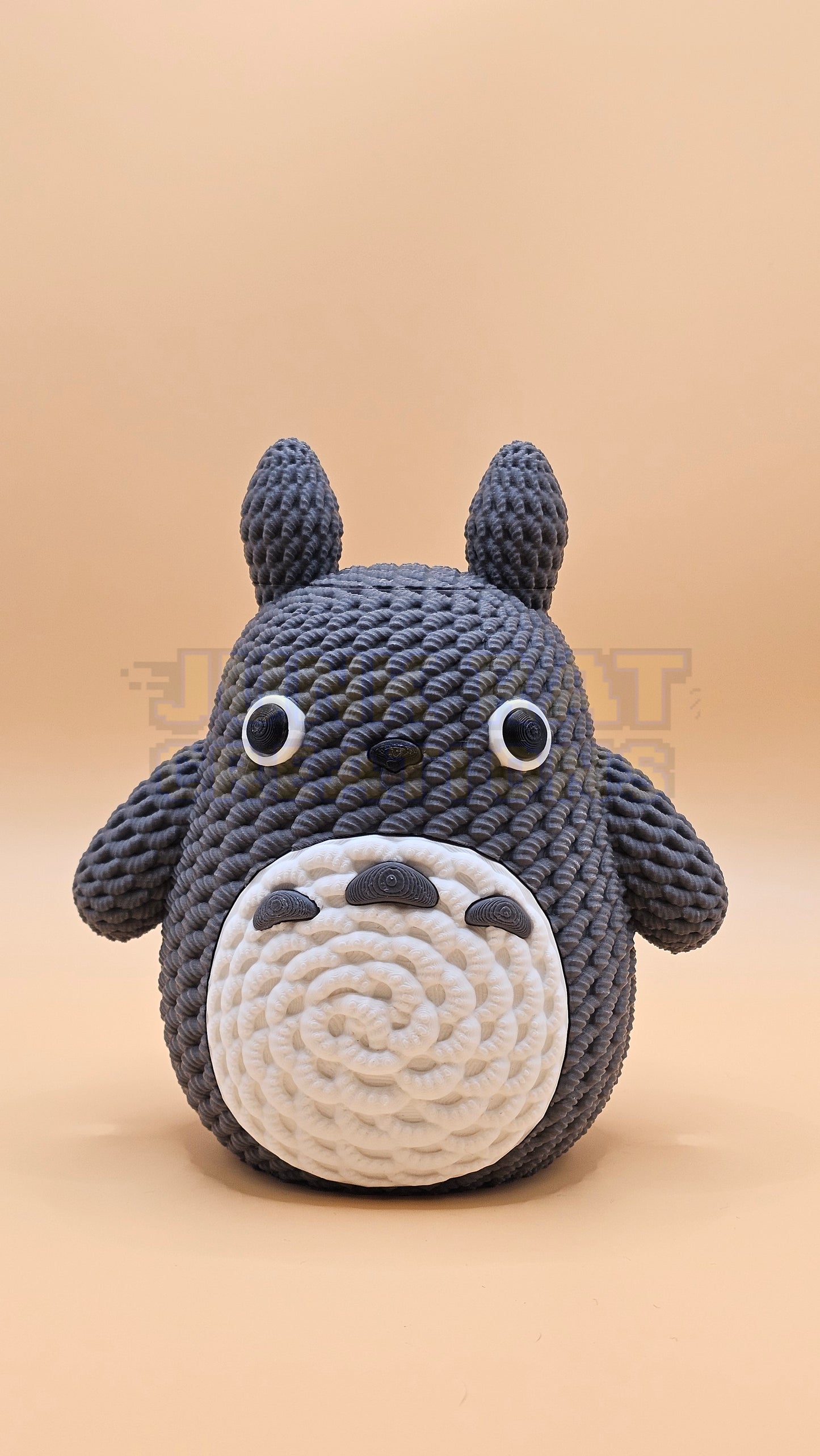 Knit Textured-Totoro Family