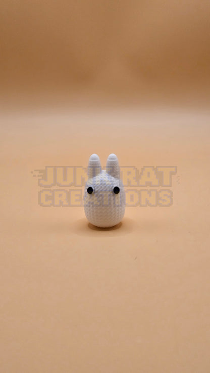 Knit Textured-Totoro Family