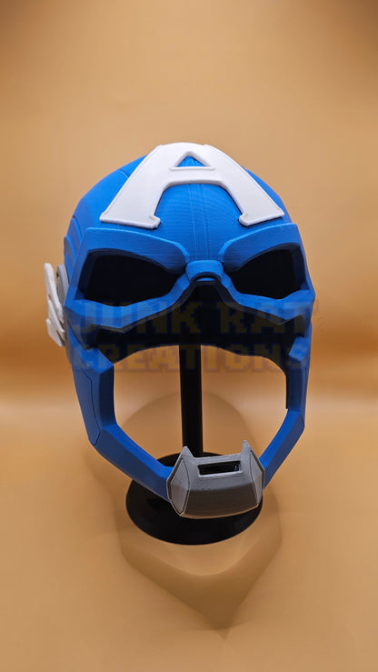 Captain America Inspired Helmet