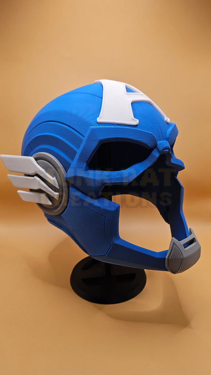 Captain America Inspired Helmet