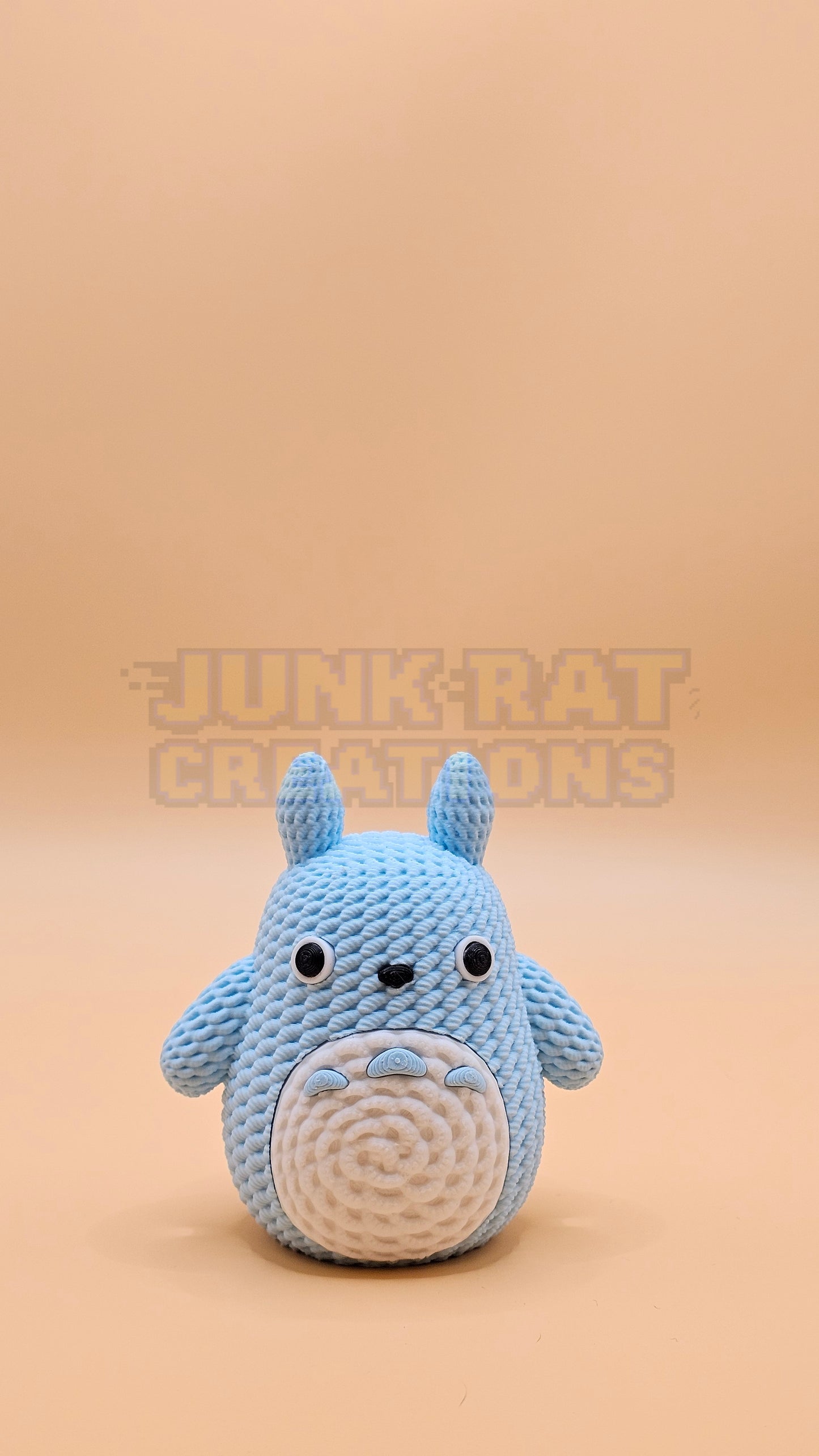 Knit Textured-Totoro Family