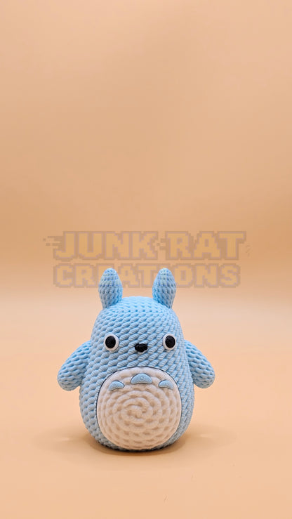 Knit Textured-Totoro Family