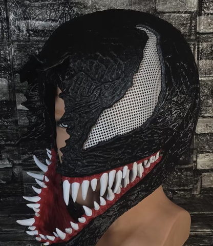 Venom-inspired helmet